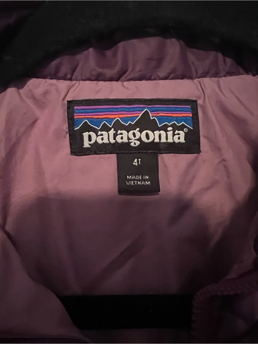Patagonia Kids Quilted Puffer Jacket - Deep Plum - Picture 2 of 4